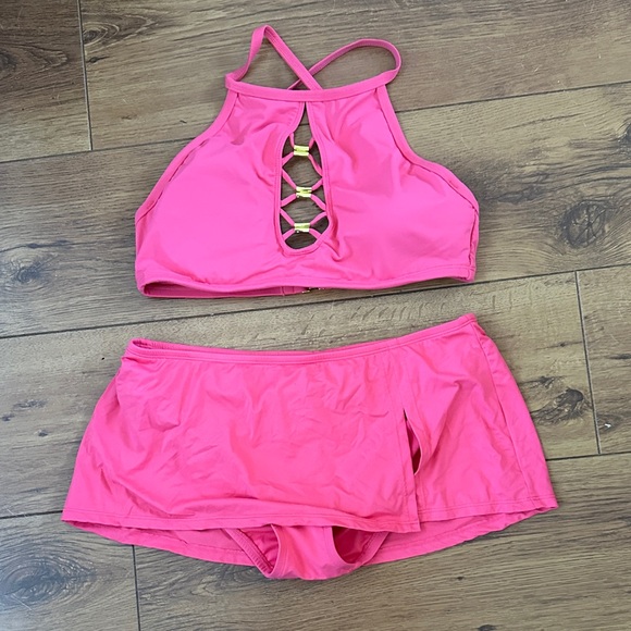 Bleu Rod Beattie Vibrant Pink Bikini Set - Picture 1 of 3